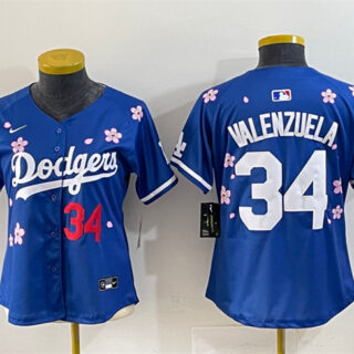 Youth Los Angeles Dodgers #34 Fernando Valenzuela Royal 2025 Tokyo Series Limited Stitched Baseball Jersey