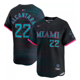 Youth Miami Marlins ACTIVE PLAYER Custom Black 2025 City Connect Limited Stitched Baseball Jersey