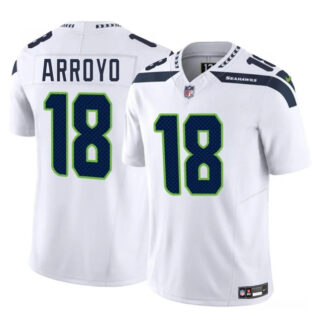 Youth Seattle Seahawks #18 Elijah Arroyo White 2025 Draft F.U.S.E. Vapor Limited Stitched Football Jersey