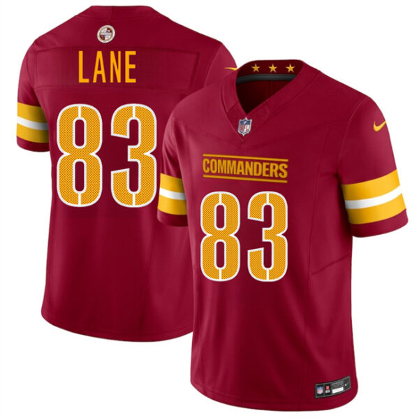 Youth Washington Commanders #83 Jaylin Lane Burgundy 2025 Draft F.U.S.E. Vapor Limited Stitched Football Jersey