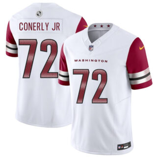 Youth Washington Commanders Josh Conerly Jr White 2025 Draft F.U.S.E Vapor Limited Stitched Football Jersey