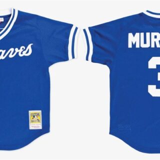 Men's Atlanta Braves #3 Dale Murphy Royal Stitched Baseball Jersey