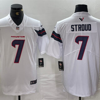 Men's Houston Texans #7 C.J. Stroud White Vapor Untouchable Stitched Football Jersey