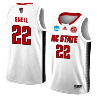 Men's NC State ACTIVE PLAYER Custom 2025 White Stitched Basketball Jersey