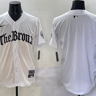 Men's New York Yankees Blank White 'Gothic Legacy Edition' Vapor Premier Limited Stitched Baseball Jersey