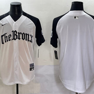 Men's New York Yankees Blank White Black 'Gothic Legacy Edition' Vapor Premier Limited Stitched Baseball Jersey