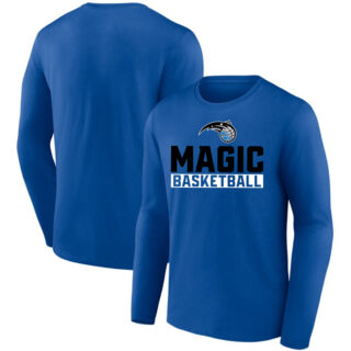 Men's Orlando Magic Royal Let's Go Long Sleeve T-Shirt