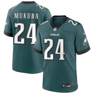 Men's Philadelphia Eagles #24 Andrew MUKUBA Midnight Green Vapor Untouchable Limited Stitched Football Jersey