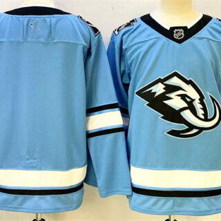 Men's Utah Mammoth Blank Blue 2025 Stitched Jersey