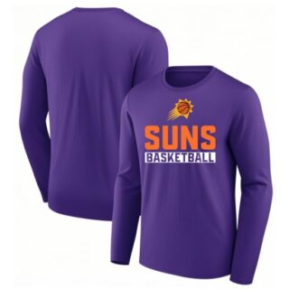 Men's Phoenix Suns Purple Let's Go Long Sleeve T-Shirt