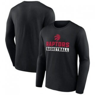 Men's Toronto Raptors Black Let's Go Long Sleeve T-Shirt