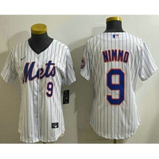 Women's Chicago Cubs #9 Miguel Amaya Number White Limited Jersey