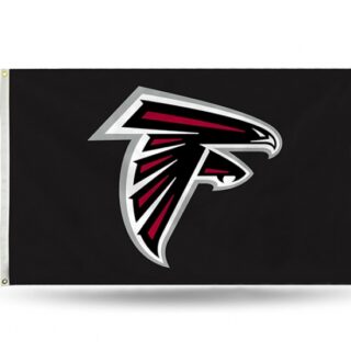 2Pcs Atlanta Falcons flag NFL Standard 3' x 5' Banner Flag Single Sided - Indoor or Outdoor