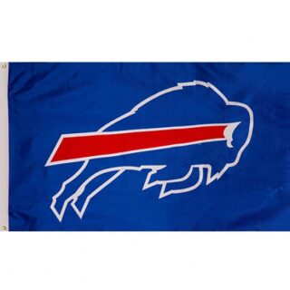 2Pcs NFL Buffalo Bills 3 x 5 Outdoor Durable Flag with Grommets for Outdoor Garden Patio