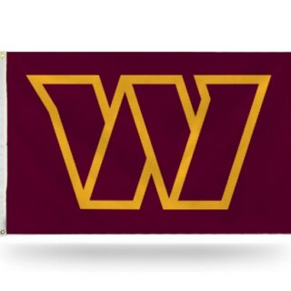 2Pcs NFL Washington Commanders Primary 3' x 5' Banner Flag 3' x 5' Banner Flag Single Sided - Indoor or Outdoor - Home Decor_