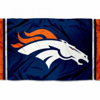 2Pcs WinCraft Denver Broncos Large 3x5 Flag