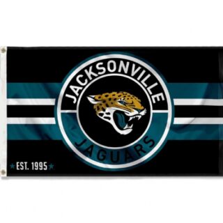 2Pcs WinCraft Jacksonville Jaguars Patch Button Circle Logo Flag Large 3x5 Banner
