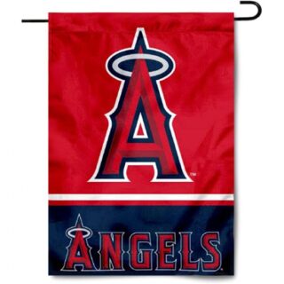 2Pcs WinCraft Los Angeles Angels Double Sided Garden Flag