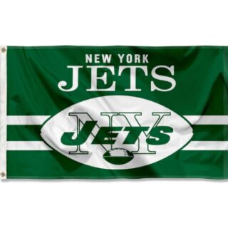 2Pcs WinCraft New York Jets Throwback Vintage Retro 3x5 Banner Flag