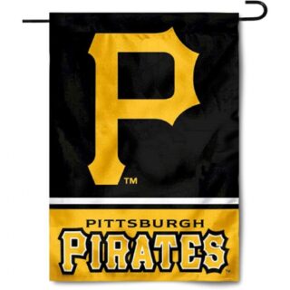 2Pcs WinCraft Pittsburgh Pirates Double Sided Garden Flag