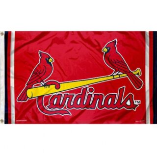 2Pcs WinCraft St. Louis Cardinals Birds Flag and Banner