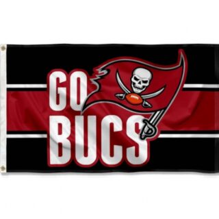 2Pcs WinCraft Tampa Bay Buccaneers Go Bucs 3x5 Outdoor Flag