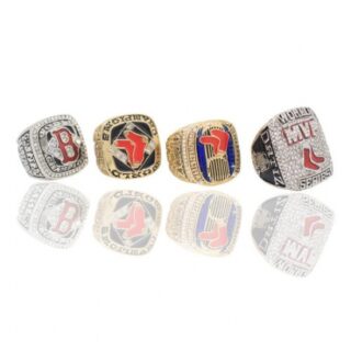 4pcs MLb 2018 Boston Red Sox World League Men's EuroAmerica Ring Set - # 11