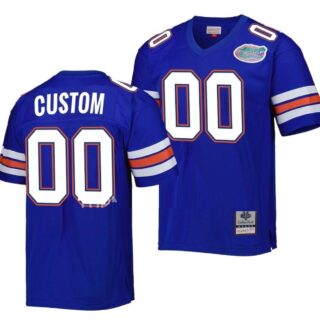 Custom Florida Gators Jersey Name and Number NCAA College Football Legacy Royal