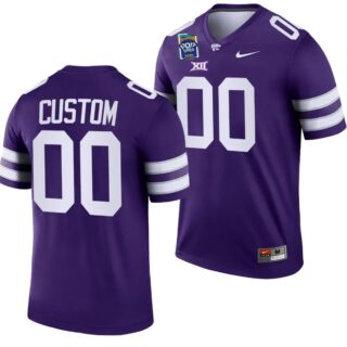 Custom Kansas State Wildcats Jersey Name and Number 2023 Pop-Tarts Bowl Football Purple