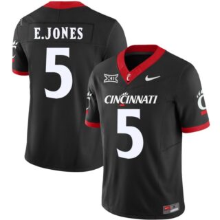 Emory Jones Jersey #5 Cincinnati Bearcats Vapor Limited College Football All Stitched Black