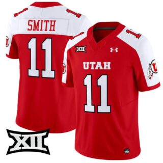 Alex Smith Jersey #11 Utah Utes Vapor Limited College Football Stitched Red Alternate