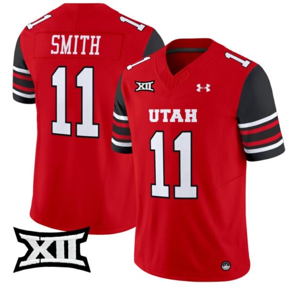 Alex Smith Jersey #11 Utah Utes Vapor Limited College Football Stitched Red