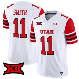 Alex Smith Jersey #11 Utah Utes Vapor Limited College Football Stitched White