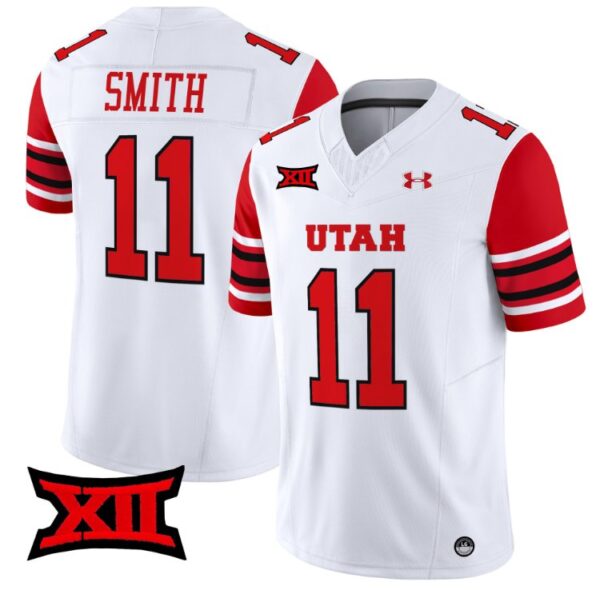Alex Smith Jersey #11 Utah Utes Vapor Limited College Football Stitched White