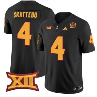 Cam Skattebo Jersey #4 Arizona State Sun Devils Vapor Limited College Football Black