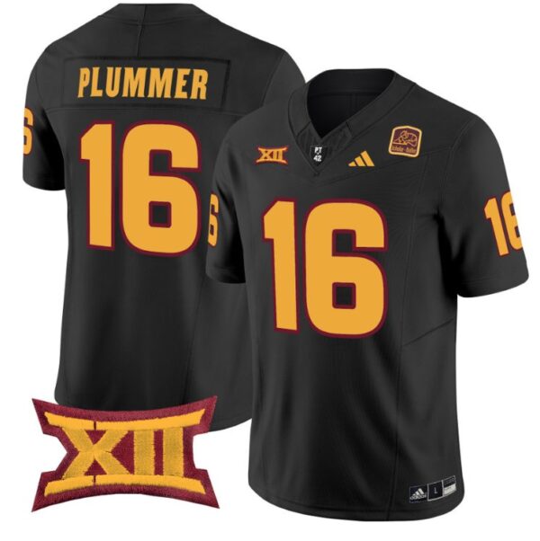 Jake Plummer Jersey #16 Arizona State Sun Devils Vapor Limited College Football Black