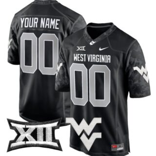 Custom West Virginia Mountaineers Jersey Name, Number Game Football Coal