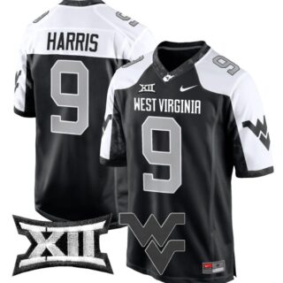 Major Harris Jersey #9 West Virginia Mountaineers Game Football Alternate