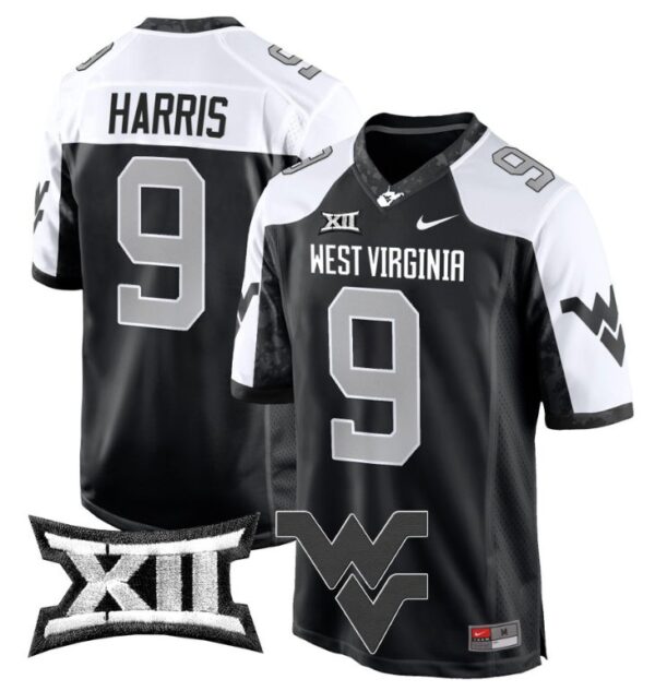 Major Harris Jersey #9 West Virginia Mountaineers Game Football Alternate