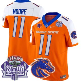 Kellen Moore Jersey #11 Boise State Broncos 2024 Championship Vapor Orange Alternate
