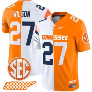Al Wilson Jersey #27 Tennessee Volunteers Split Vapor Football Stitched