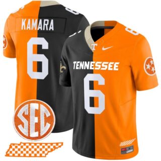 Alvin Kamara Jersey #6 Tennessee Volunteers Split Vapor Football Stitched