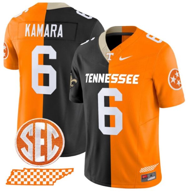 Alvin Kamara Jersey #6 Tennessee Volunteers Split Vapor Football Stitched