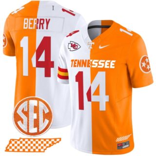 Eric Berry Jersey #14 Tennessee Volunteers Split Vapor Football Stitched