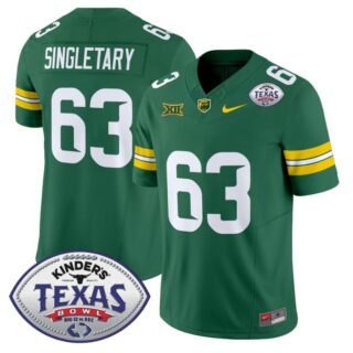Mike SingletaryJersey #63 Baylor Bears 2024 Texas Bowl Football Green