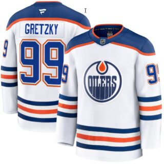 Men's Wayne Gretzky Jersey #99 Edmonton Oilers 2025 Premium Away All Stitched