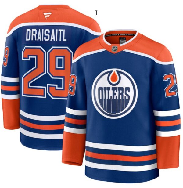 Men's Leon Draisaitl Jersey #29 Edmonton Oilers 2025 Premium Home All Stitched