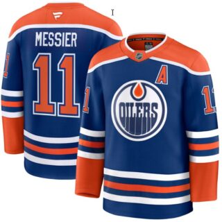 Men's Mark Messier Jersey #11 Edmonton Oilers 2025 Premium Home All Stitched