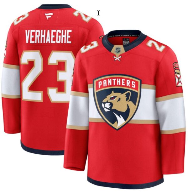 Men's Carter Verhaeghe Jersey #23 Florida Panthers 2025 Premium All Stitched