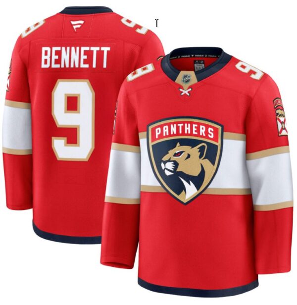 Men's Sam Bennett Jersey #9 Florida Panthers 2025 Premium All Stitched
